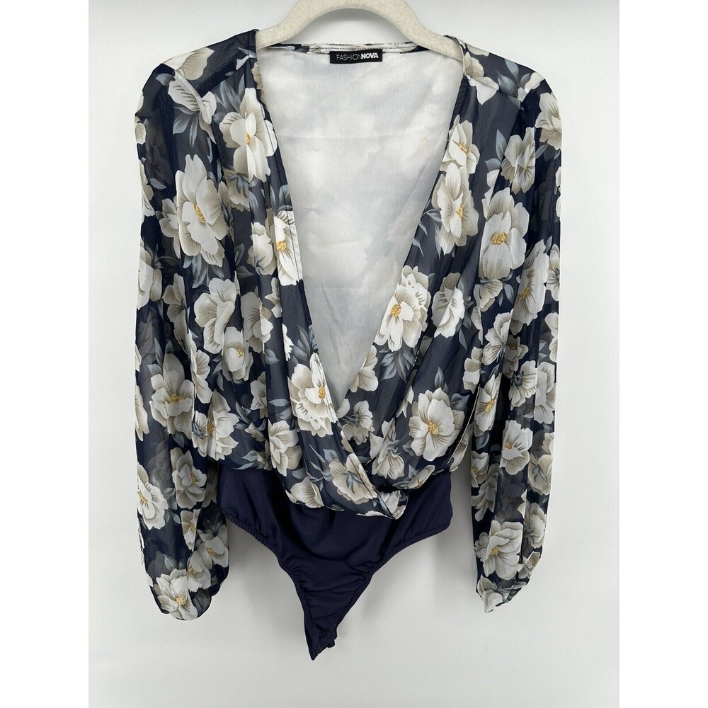 Fashionova Flowers In My Hair Body Suit Size M